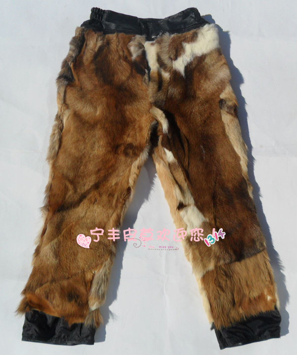 Pantalon cuir homme droit pour hiver - Ref 1483650 Image 4