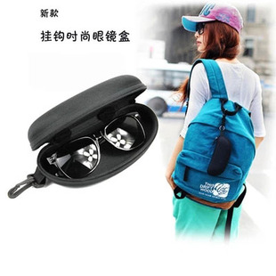 便携式挂扣版太阳眼镜盒太阳镜盒子墨镜盒近视镜眼睛眼镜框镜架盒