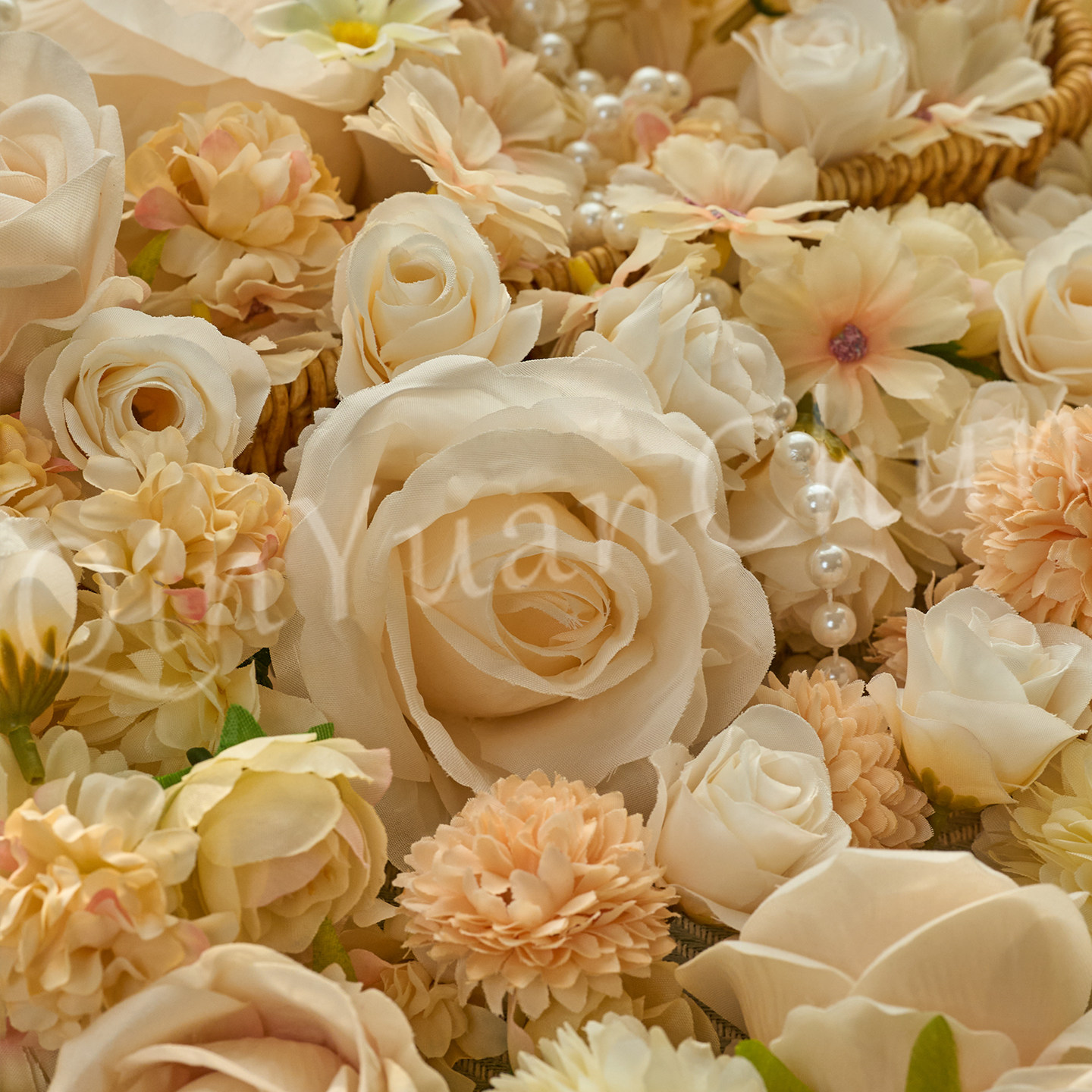 沁园春香槟仿真花头diy手工材料包手作簪花头饰花环发簪裙撑装饰,家居饰品,仿真花/假花,淘宝优惠券,粉丝福利购,淘宝优惠卷