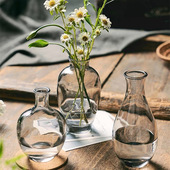 沁园春北欧简约创意迷你小花瓶ins风玻璃水培花器客厅桌面装 饰品