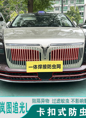 岚图追光L前格栅防虫网免拆杠