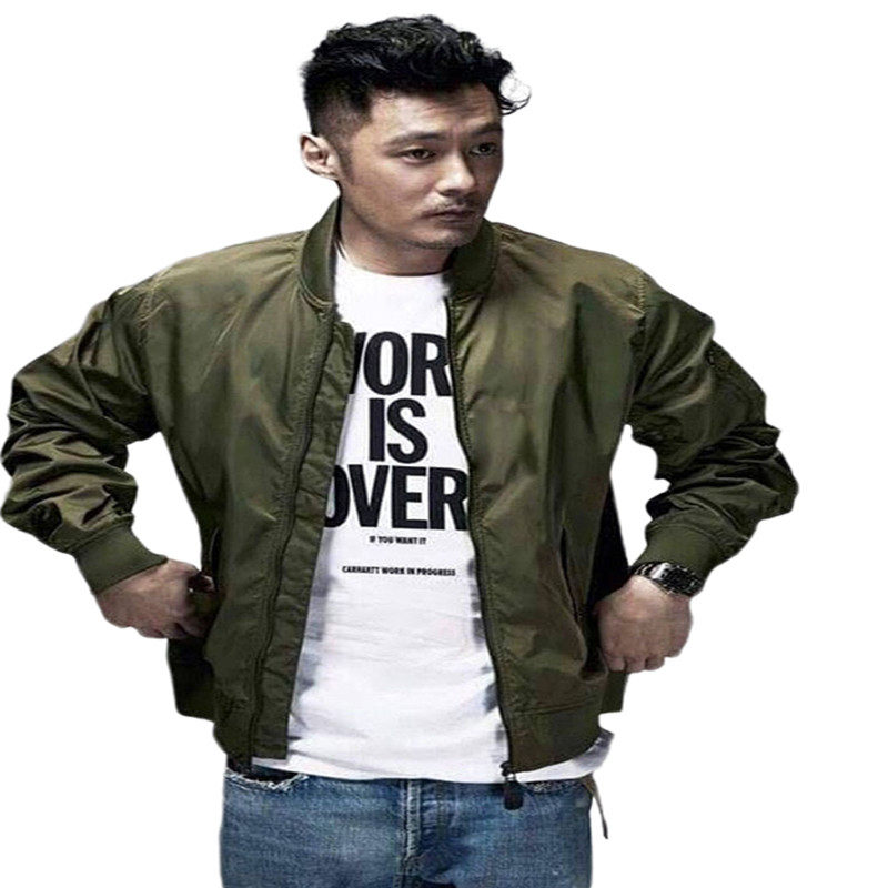 余文乐同款外套男棒球服情侣飞行服日系港风复古夹克春秋季ins潮