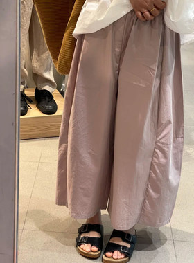 小个子垂感阔腿裤女大码