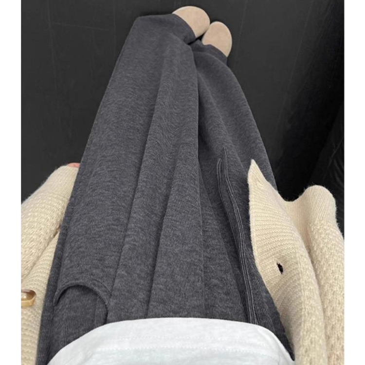 休闲阔腿裤女大码秋季