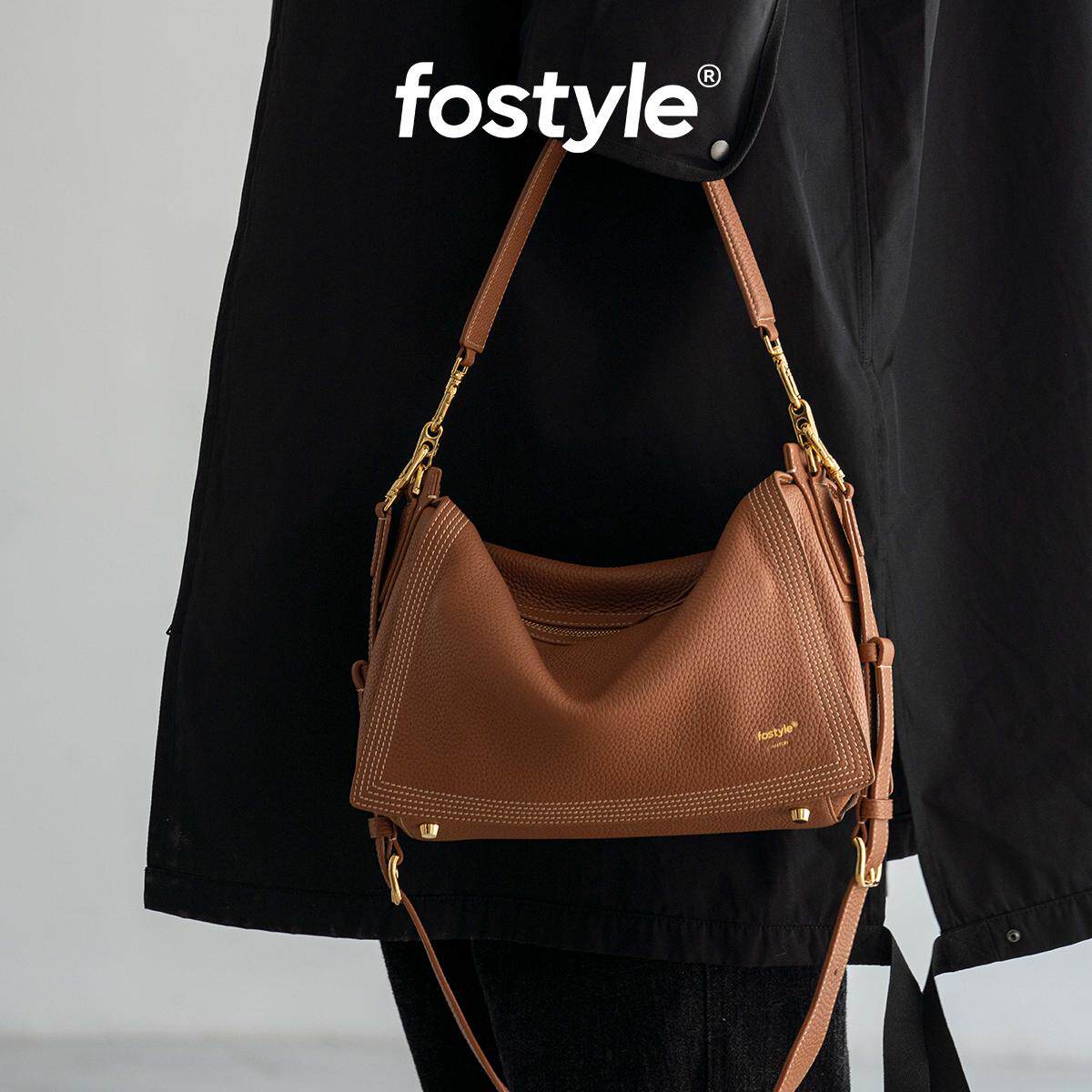 FOSTYLE枕头包小众包包女士高级感单肩包大容量通勤斜挎包