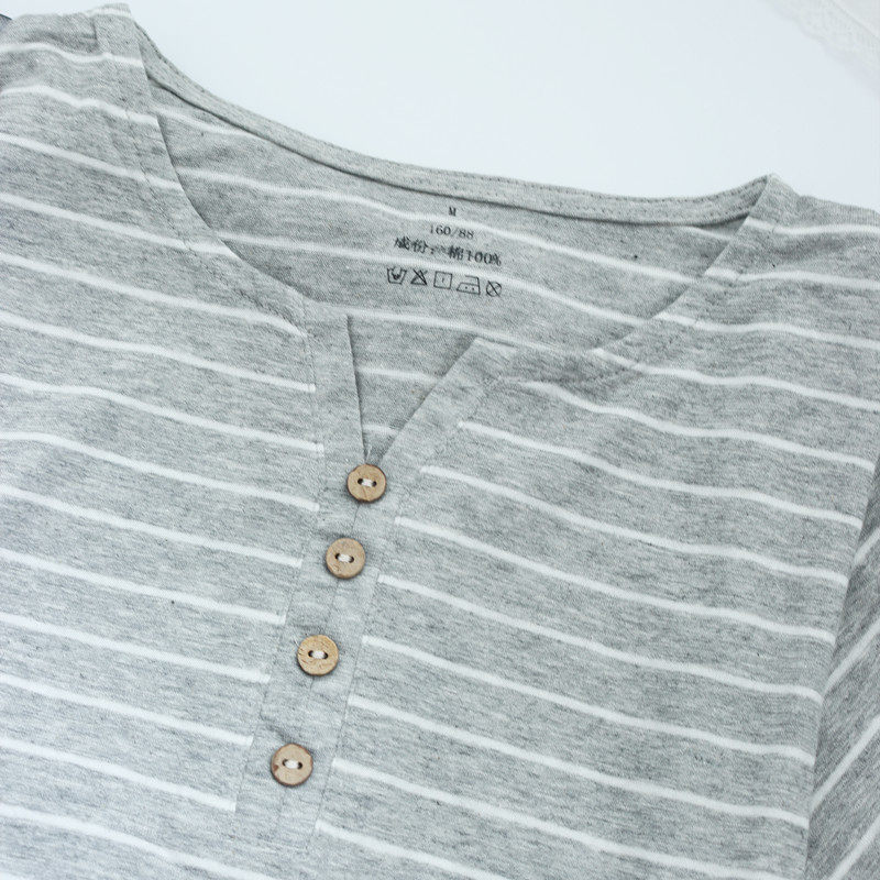 100%棉睡衣全棉夏季透气轻薄睡裙纯棉短袖薄款家居服宽松大码简约