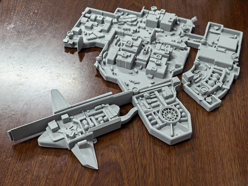三角洲行动 航天基地地图 3D模型 男生礼物 收藏