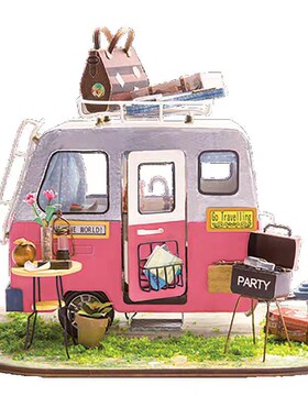 diy艺术屋节日礼物摆件立体拼图