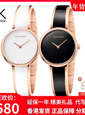 正品瑞士CK手表石英表时尚女表新款简约女士气质潮流腕表K4E2N616