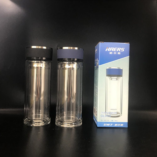 哈尔斯耐高温带滤网通用玻璃杯