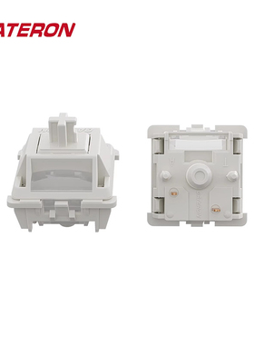 GATERON佳达隆奶昔轴pom系列双段加长弹簧机械键盘开关40gf