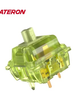 Gateron佳达隆露秋娜Luciola荧光轴体双段弹簧机械键盘发光开关