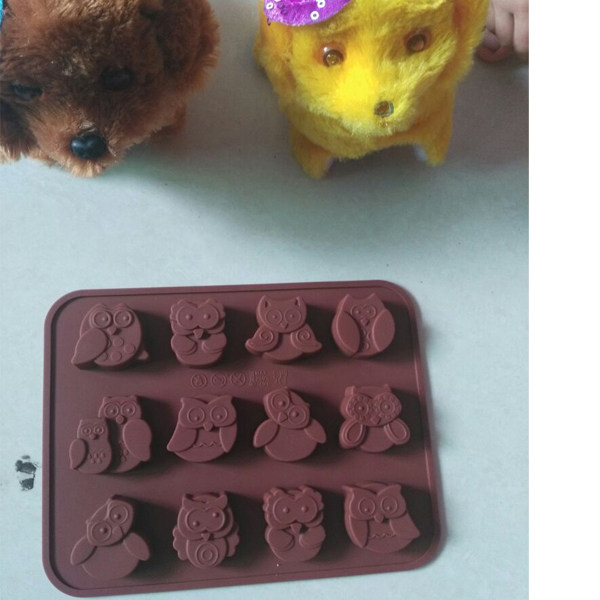 硅胶蛋糕模具 手工皂模具 巧克力模具 冰格模具 动物 猫头鹰模具,厨房/烹饪用具,烘焙模具,淘宝优惠券,粉丝福利购,淘宝优惠卷