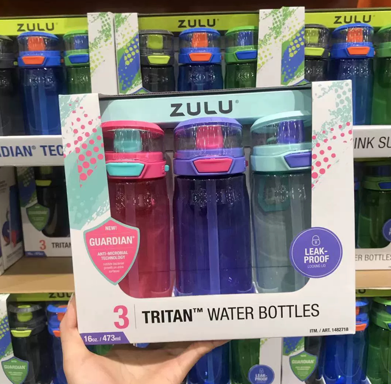 Zulu吸管杯硅胶吸嘴防漏运动水杯