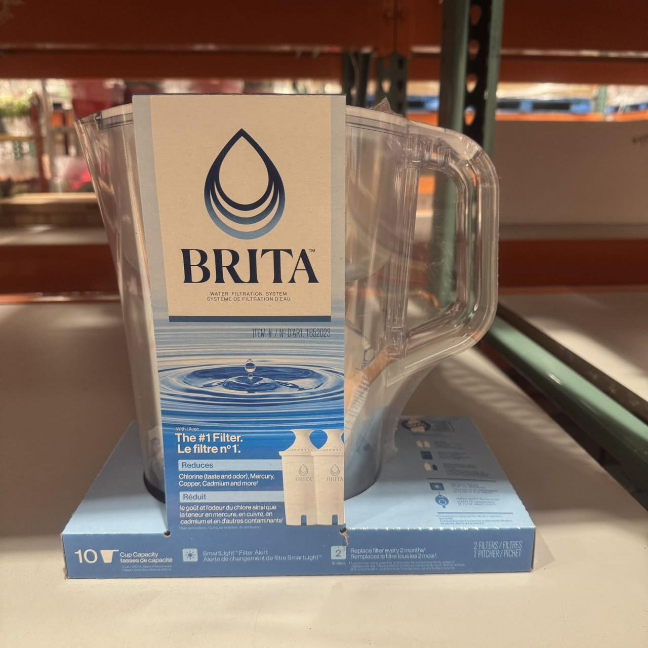 加拿大 BRITA 碧然德 活性滤水壶/净水器含2个芯 2.4L/Q