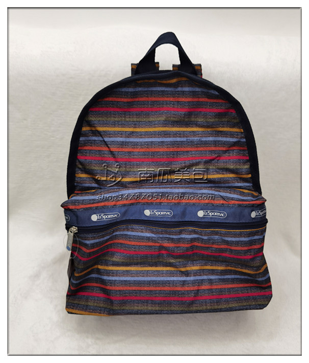 7812-F313 Basic双肩包女包背包   条纹图案