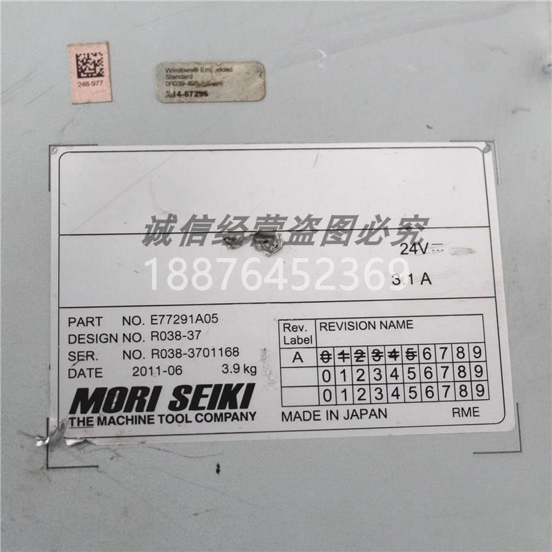 议价X-805 E77291A05 MORI SEIKI森精机电脑现货实拍成色新