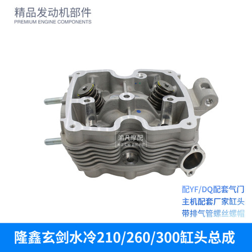 原厂隆鑫玄剑200 210 250 260 300水冷缸头盖气门总成 SDT巨农200