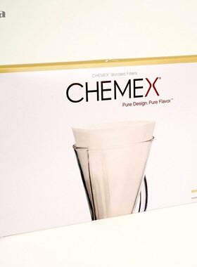 美国进口 Chemex 3杯份手冲咖啡专用滤纸100张