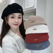 2026春夏新款 百搭轻薄透气前进帽潮 自带定型贝雷帽女正反两戴时尚