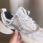 流行装 韩国流行波鞋 扣仿珍珠链条龙虾扣大小珍珠活动扣时尚 饰品扣