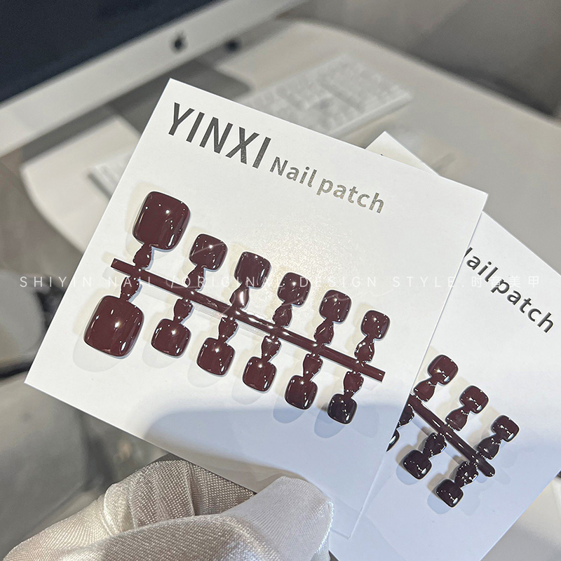 车厘子红半成品脚甲片