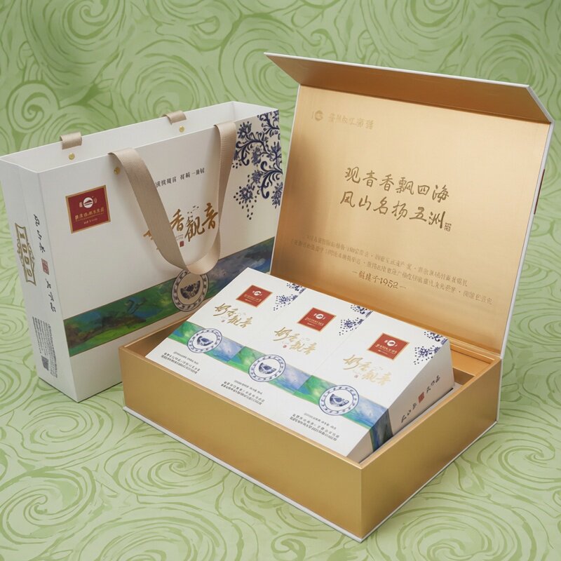 凤山铁观音特级清香型铁观音安溪兰花香高档礼盒装252g送礼送长辈