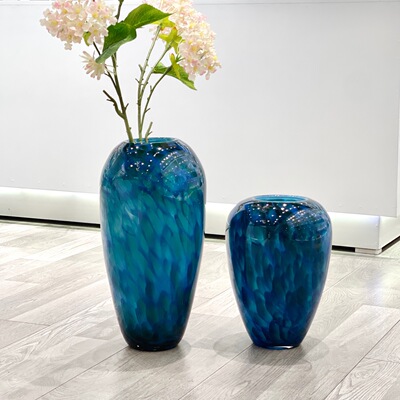 北欧琉璃客厅桌面花瓶花器