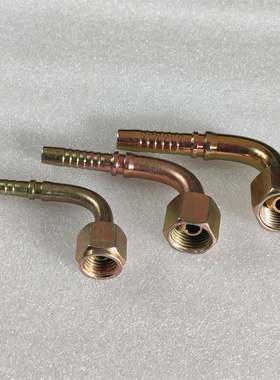 液压高压油管接头公制扣压接头 弯啤头6杆M14至25杆M39 ACDH型头