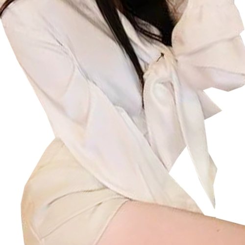 双面缎小垫肩衬衫柔焦滤镜