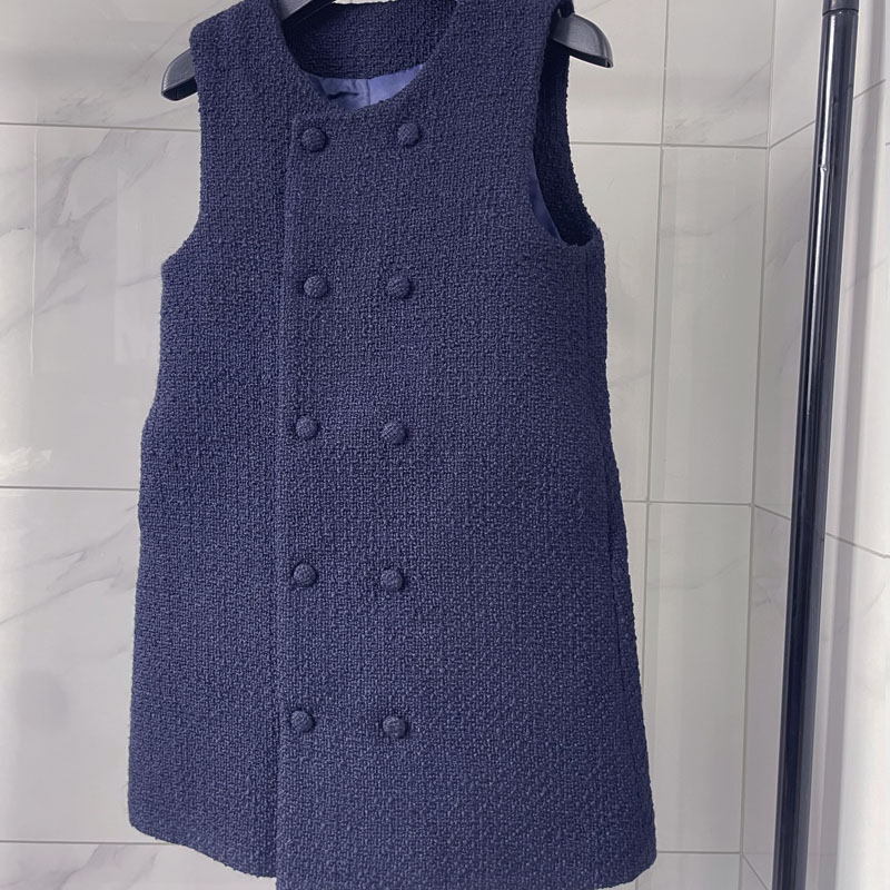 复古小香风千金感连衣裙