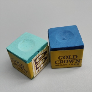 台球巧克粉金皇冠宾士域美国进口正品枪粉擦杆巧粉油性干性巧克粉