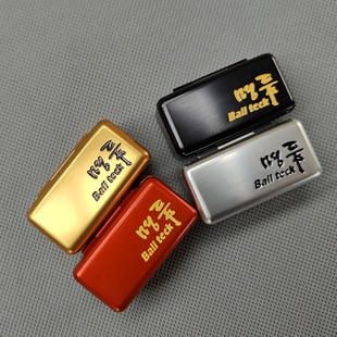 台球巧克粉韩国名品台球配件铁盒枪粉擦杆巧粉油性台球巧粉巧克粉