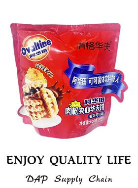 ovaltine肉松夹心华夫饼400g