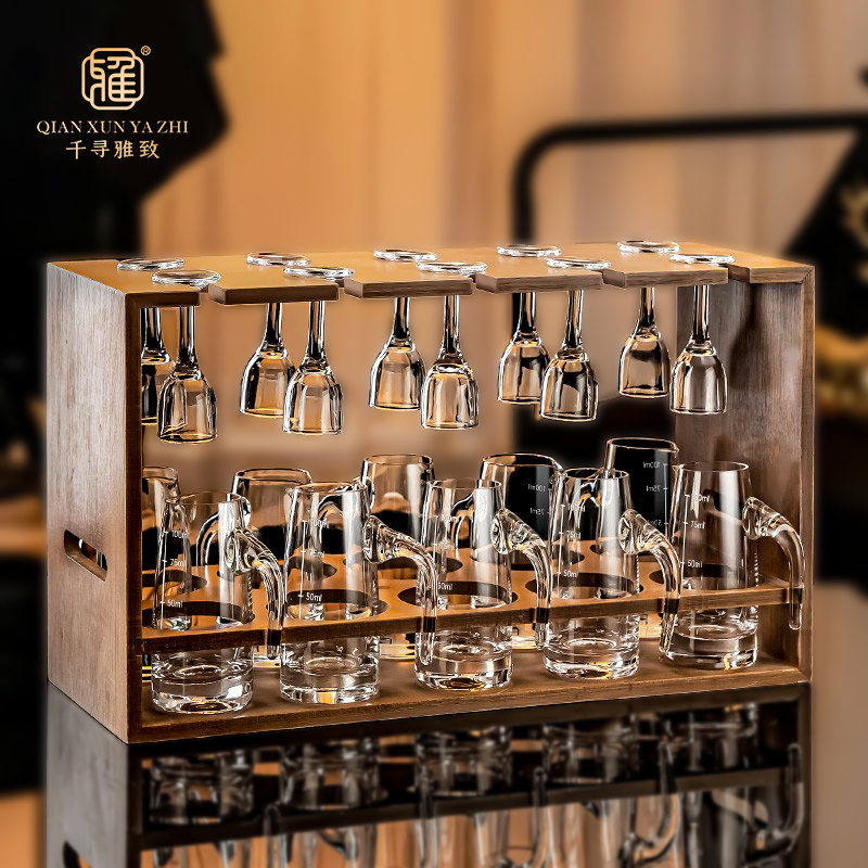 高端纯手工制作白酒杯套装