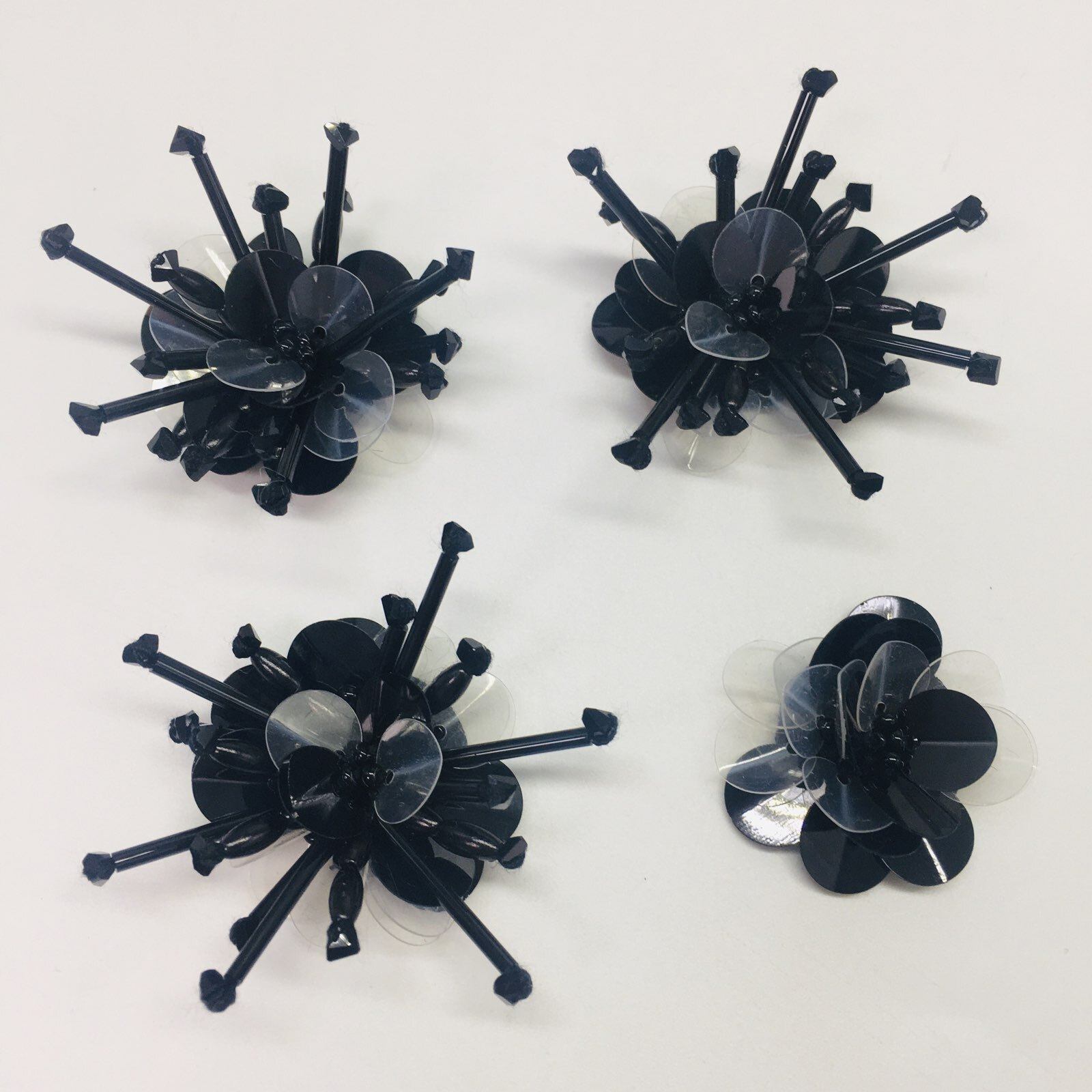 厂家手工钉花果DIY立体亮片辅料洞洞鞋衣服装饰小花配件贴冻鞋