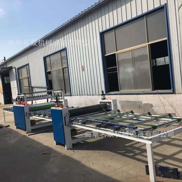 加厚木纹纸PVC平贴机镀锌板高光膜覆膜贴面机免费安装调试