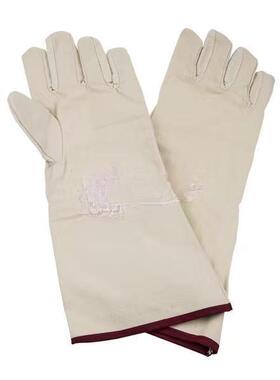 ANDANDA/安丹达 全棉长款帆布手套 KW0540 均码 本白色 长38±1cm