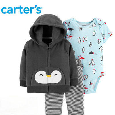 婴幼儿衣服秋冬款两件套童装