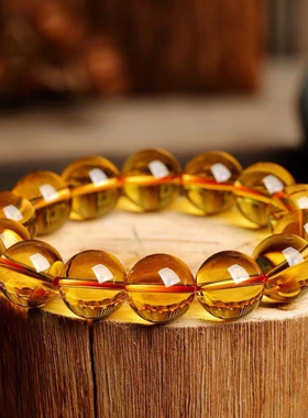 黄色手串手链单圈手串男女款饰品单圈手串