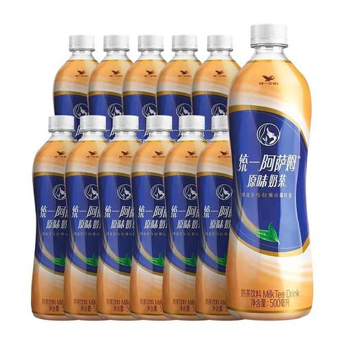 统一阿萨姆奶茶500ml*12瓶nc