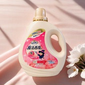 激浪柔欣魔法香珠柔顺剂樱花留香持久防静电除异味衣物护理液瓶装