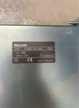 Rexroth控制模块LT303 0608750084 备件/咨询