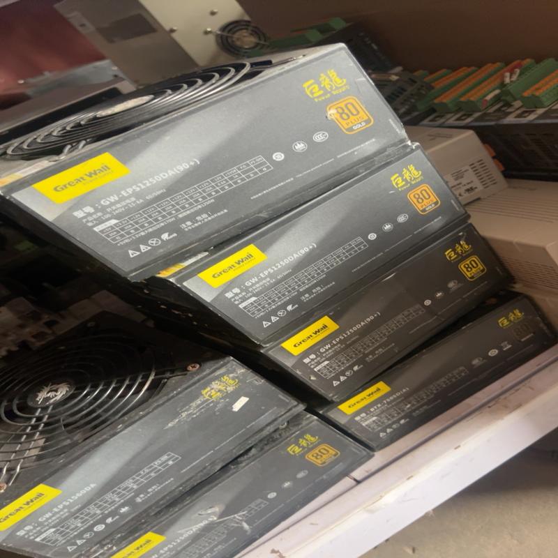 长城巨龙1250w金牌全模组电源正常无拆无修没有 备件/备件