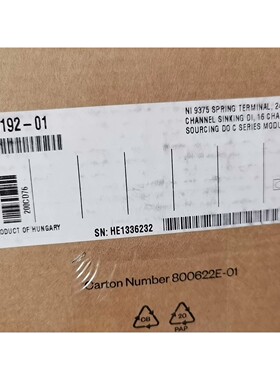 NI 9375 PN:785192-01原装正品全新 弹簧端 备件/咨询