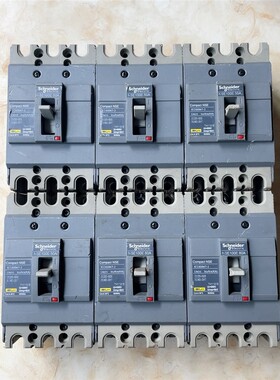 施耐德塑壳断路器3P开关 NSE100E 二手开关 成色一般 维修/咨询
