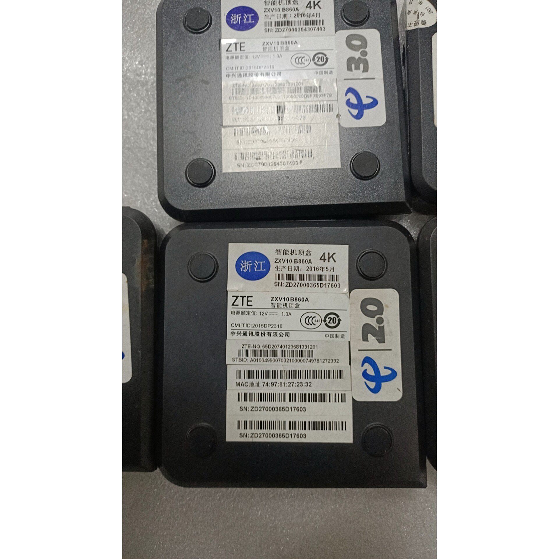 ZTE//ZTE高清网络机顶盒型号ZXV10 B8 备件/咨询