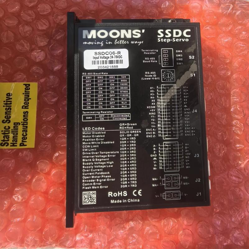 全新MOONS SSDC06-R步进伺服驱动器 备件/咨询