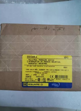 全新原装施耐德美商实块压力开关 9012GAW-4 有4个 备件/咨询