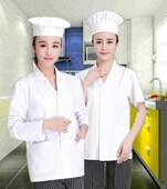学校幼儿园食堂餐厅烘培西点火锅冬夏酒店工作制服 厨师男女长短袖